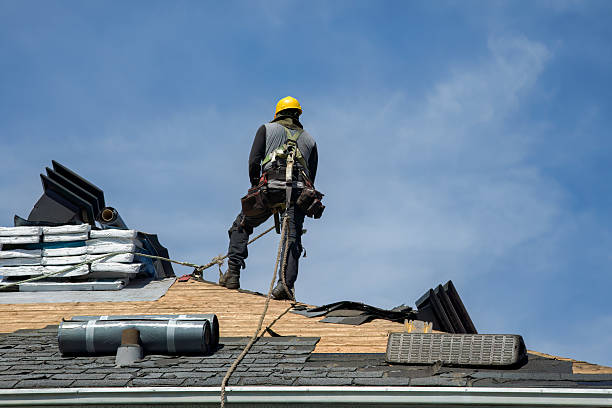 Professional Roofing technician working in Yorba Linda, CA